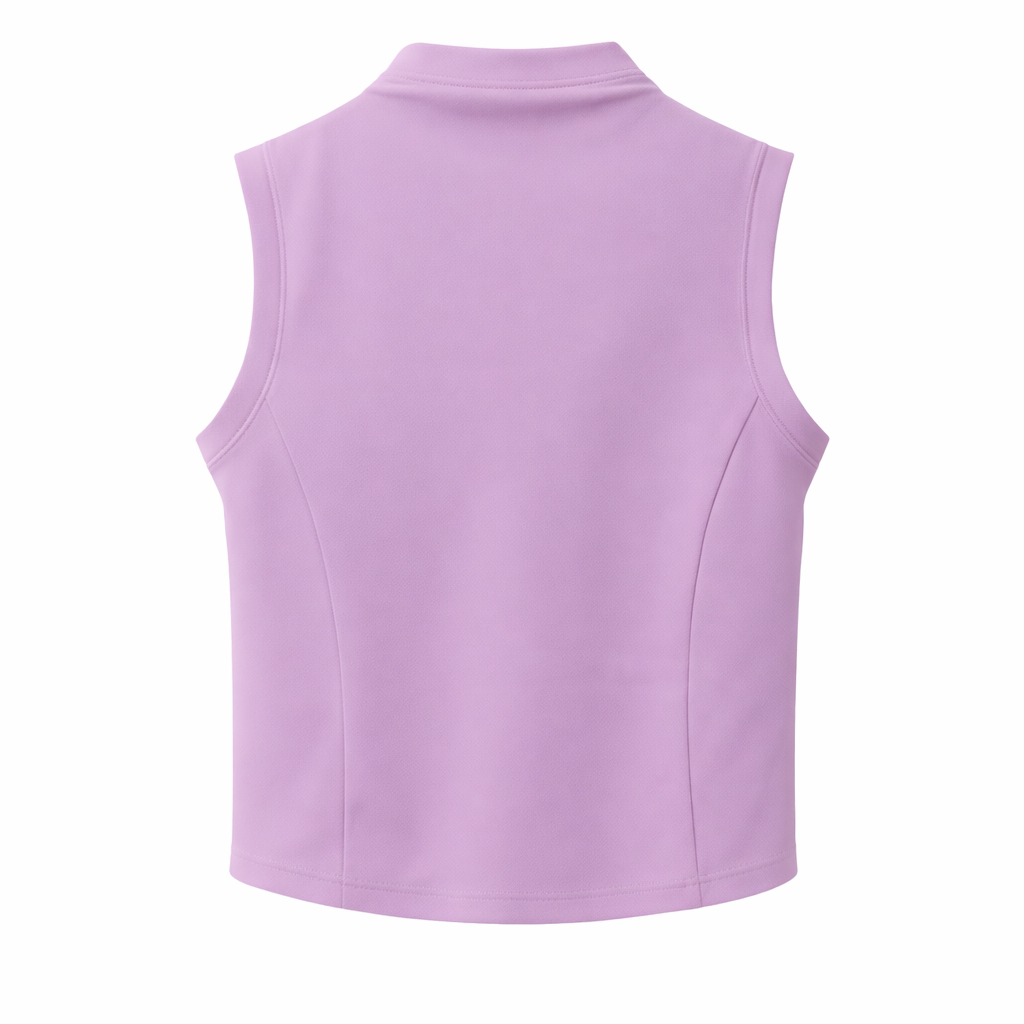 Sculpt Mock Neck Pink Top