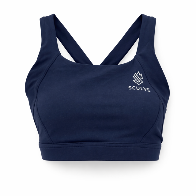 Sculve Sculpt Navy Cross Bra