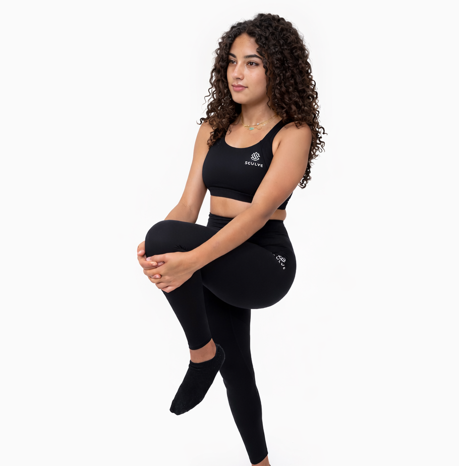 Sculve Sculpt Black Cross bra