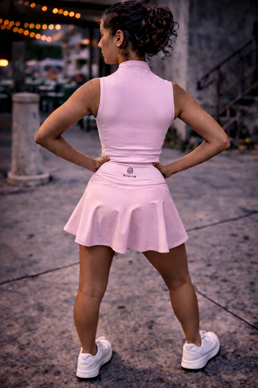 Sculpt Pink Skort