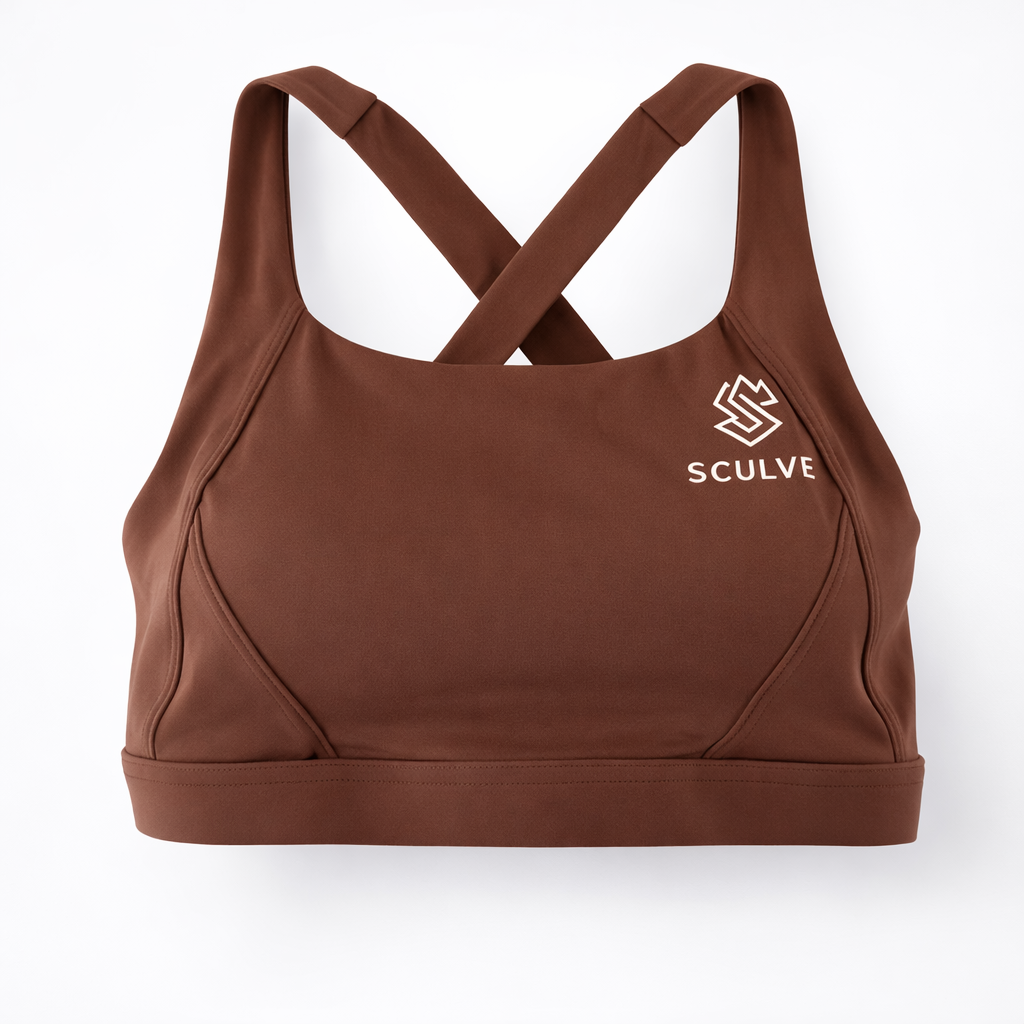Sculve Sculpt Brown Cross bra